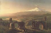 Thomas Cole Mount Etna from Taormina (mk13) oil
